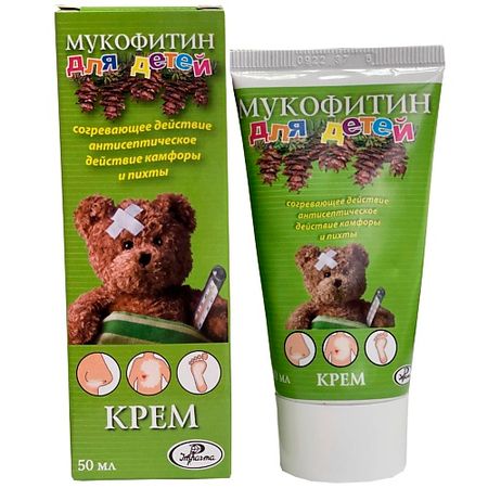 Крем для тела МУКОФИТИН Крем для детей с согревающим эффектом