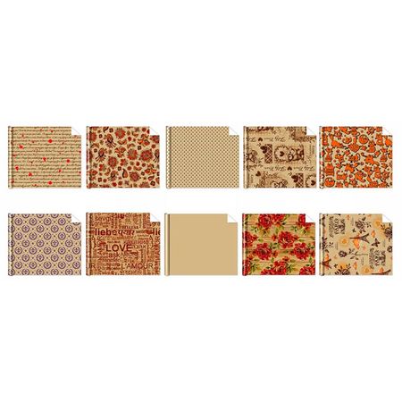 бумага упаковочная Крафт 70х100см ассорти в асс-те бумага упаковочная 70 100см веселый новый год нг инд уп ассорти