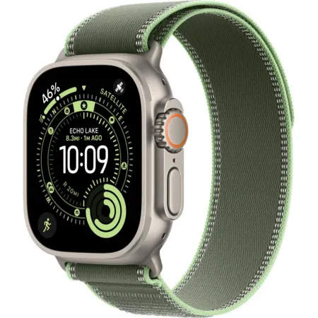 Смарт-часы Apple Watch Ultra 3 49mm Natural Titanium Case with Green/Neon Trail Loop (M/L)