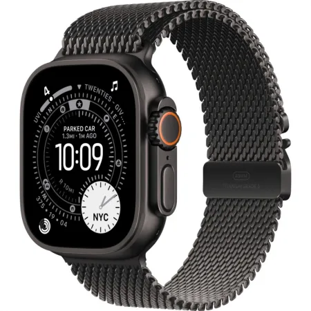 Смарт-часы Apple Watch Ultra 3 49mm Black Titanium Case with Black Titanium Milanese Loop (S)