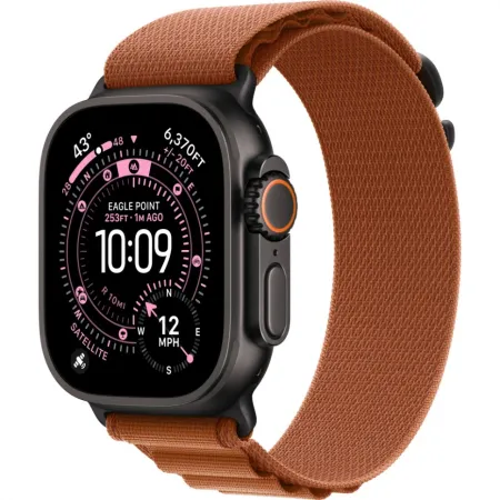 Смарт-часы Apple Watch Ultra 3 49mm Black Titanium Case with Terra Cotta Alpine Loop (L)