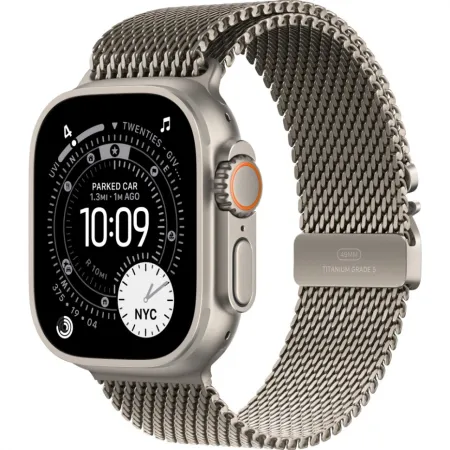Смарт-часы Apple Watch Ultra 3 49mm Natural Titanium Case with Natural Titanium Milanese Loop (L)