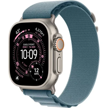 Смарт-часы Apple Watch Ultra 3 49mm Natural Titanium Case with Light Blue Alpine Loop (M)