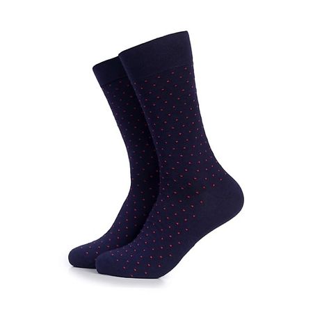 Носки TEZIDO Носки мужские высокие темно-синие Orion Gentle Dots