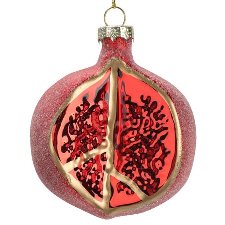 подвеска MAXIJOY Гранат 8,7см стекло красный