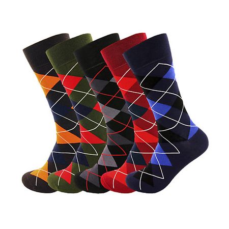 Носки TEZIDO Набор мужских носков Kilt Argyle Mixed