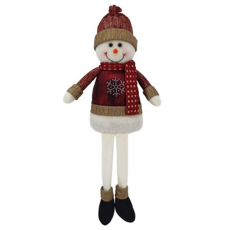 фигура MAXIJOY Снеговик в шапочке 45см