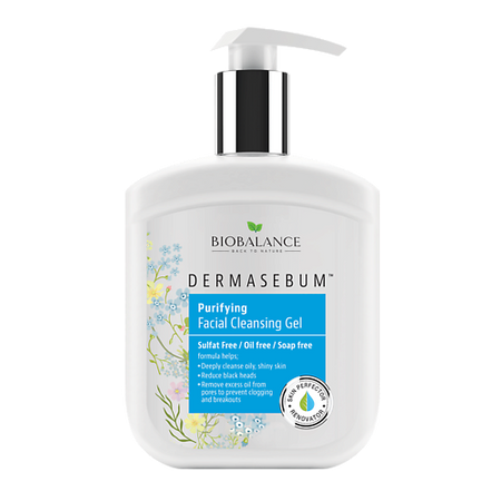 Гель для умывания BIOBALANCE Гель для умывания DERMA SEBUM PURIFYING FACIAL CLEANSING GEL