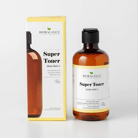 Тоник для лица BIOBALANCE Тоник для лица для сияния с витамином С SUPER TONER GLOW SKIN C