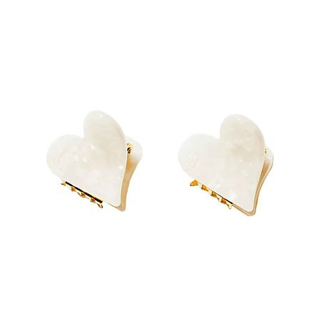 Набор заколок для волос ASSORO Набор крабов для волос 2 шт Мини белые леденцы