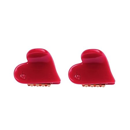 Набор заколок для волос ASSORO Набор крабов для волос 2 шт Мини Алые леденцы