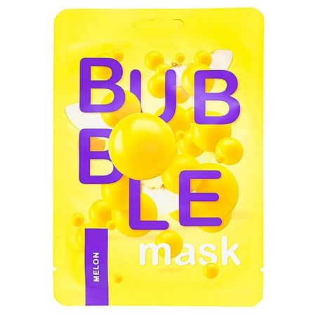 Маска для лица UNICORNS APPROVE Пузырьковая маска для лица с экстрактом дыни Melon Bubble Mask Post