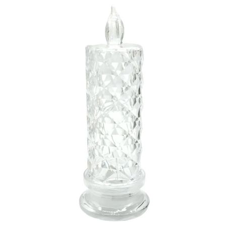 светильник декоративный Электронная свеча 7х7х18см караоке песенки в шаинского электронная музыкальная игрушка микрофон