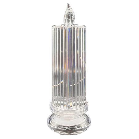 светильник декоративный Электронная свеча 7х7х18см караоке песенки в шаинского электронная музыкальная игрушка микрофон