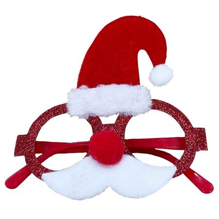 очки карнавальные С колпачком и усами 14х12,5см