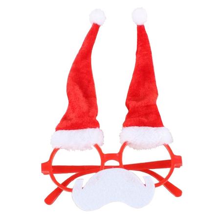 очки карнавальные С колпачком и усами 14х19,5см