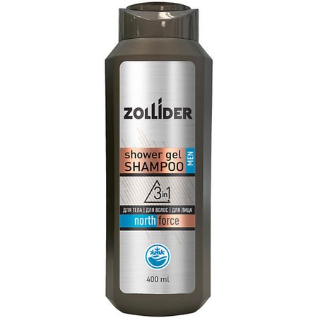 Гель для душа ZOLLIDER Гель-шампунь для душа 3в1 North Force