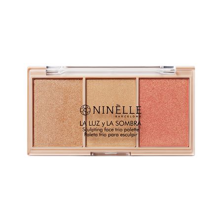 Палетка для скульптурирования лица NINELLE LA LUZ Y LA SOMBRA тон 505 Сияющие румяна и хайлайтер