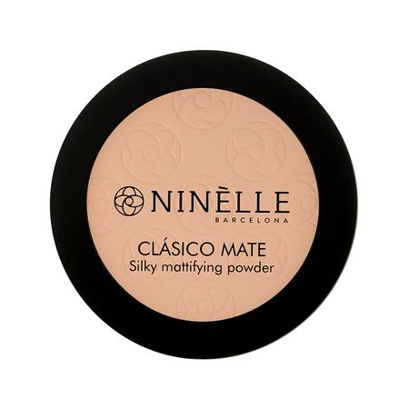 Пудра для лица NINELLE CLASICO MATE легкая матирующая тон 203 Натуральный бежевый