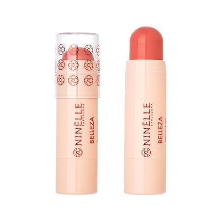 Румяна для лица NINELLE BELLEZA в стике с сатиновой текстурой тон 423 Нежный розовый макабэ элис вышивка элис макабэ нежный сад в у