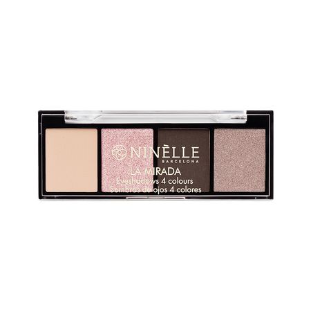 Мини-палетка теней для век NINELLE LA MIRADA тон 511 Розово-коричневый