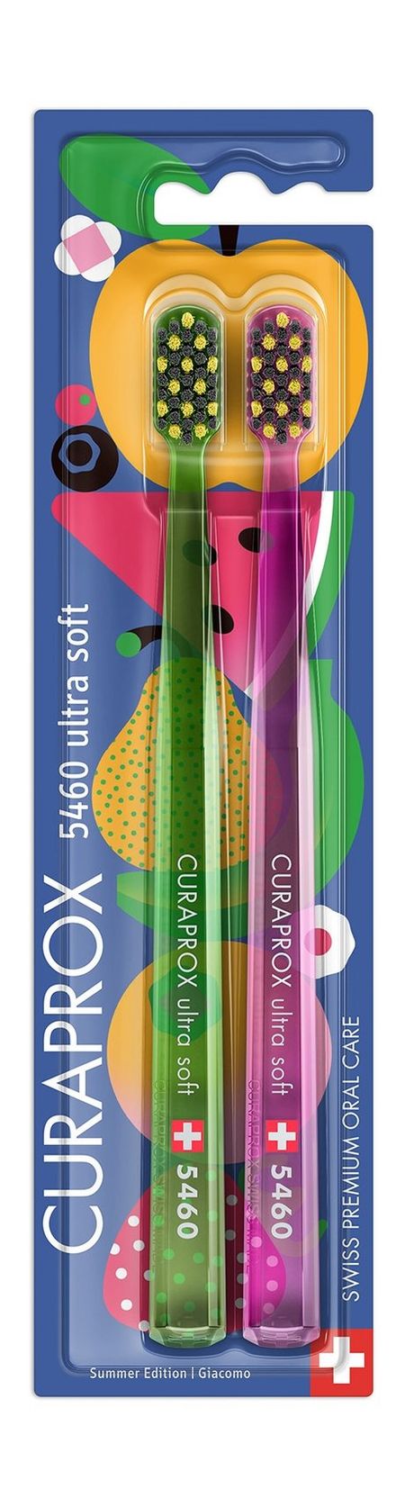 Curaprox Toothbrush 5460 Ultra Soft Set Special Edition|Summer 2025
