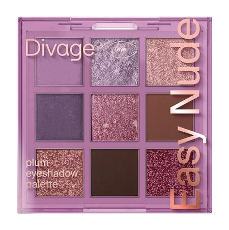 Divage Easy Nude Plum Eyeshadow Palette