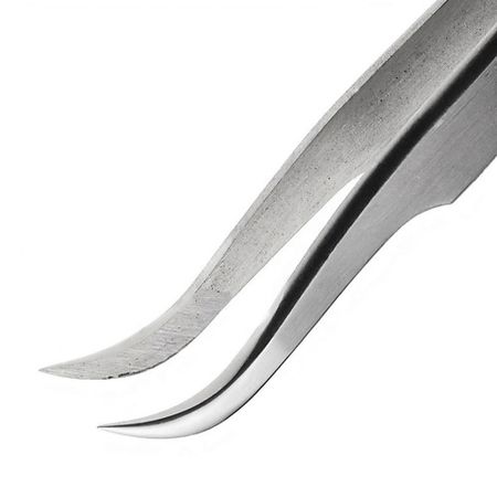 Пинцет для наращивания ресниц BROWXENNA Пинцет для объемного наращивания ресниц Levchuk №2 изогнутый