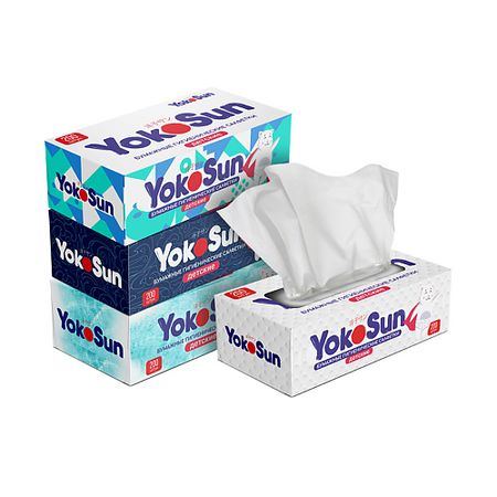 Салфетки для тела YOKOSUN Бумажные гигиенические салфетки детские