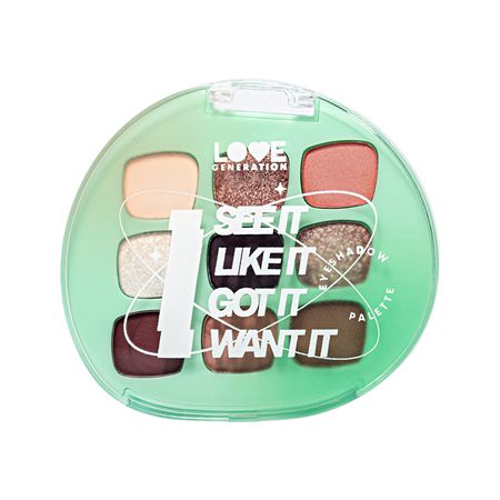 Палетка теней для век LOVE GENERATION тон 01 I see it I like it I want it I got it егор крымов у вулкана есть глаза