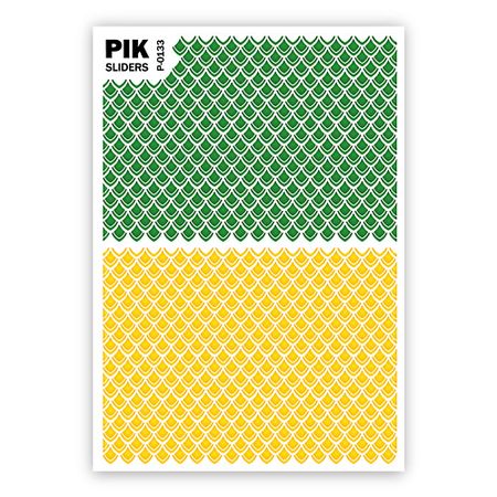 Слайдеры PIK Слайдеры для ногтей P-133 Змеиный принт Фольга