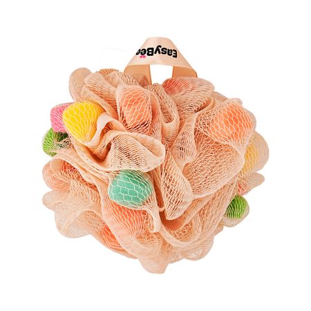 Мочалка-шар для тела EASYBEE SPA DAY с поролоном