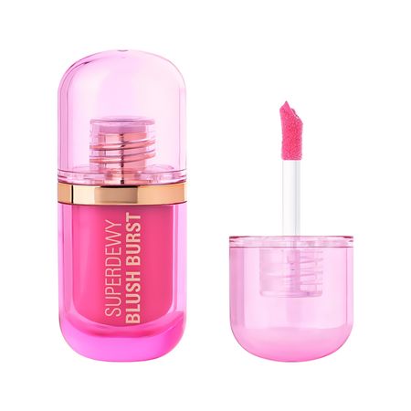 Румяна для лица REVOLUTION SUPERDEWY BLUSH BURST жидкие суперувлажняющие тон Bubblegum burst pink соломон его жизнь и время
