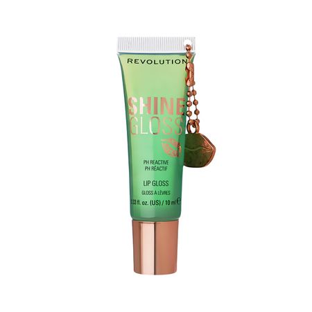 Блеск для губ REVOLUTION SHINE GLOSS реагирующий на PH с брелоком ультраглянцевый тон Apple sour дикинсон эмили за красоту мою отняли жизнь