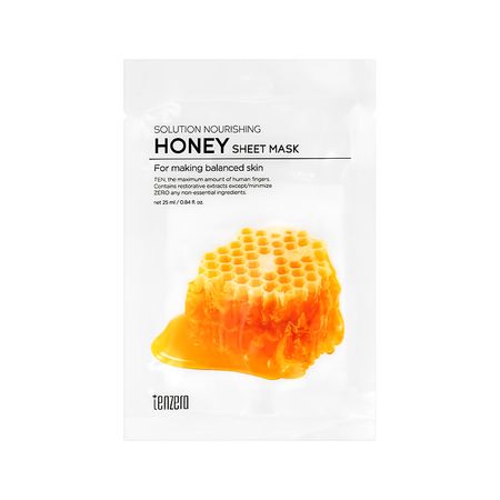Маска для лица TENZERO с экстрактом меда питательная 25 мл
