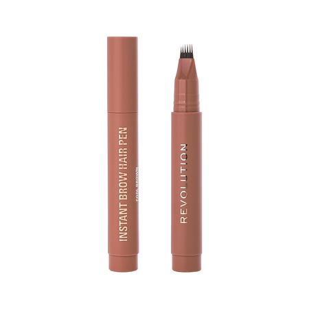 Маркер для бровей REVOLUTION INSTANT BROW HAIR PEN с ультратонкой прорисовкой тон Cool brown