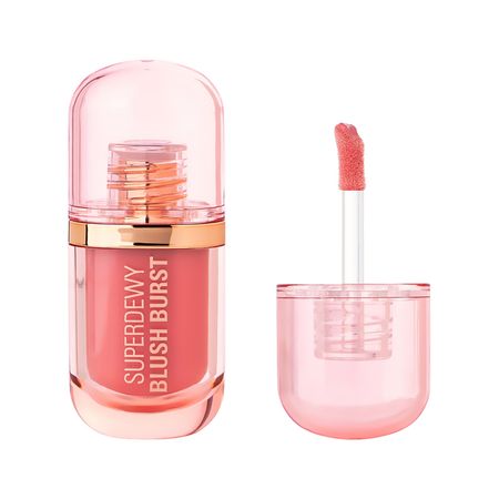 Румяна для лица REVOLUTION SUPERDEWY BLUSH BURST жидкие суперувлажняющие тон Pink fizz soft pink