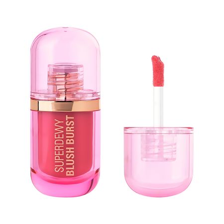 Румяна для лица REVOLUTION SUPERDEWY BLUSH BURST жидкие суперувлажняющие тон Strawberry milkshake cool pink соломон его жизнь и время
