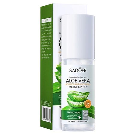 Спрей для лица SADOER Спрей для лица увлажняющий с экстрактом алоэ вера