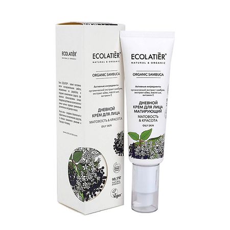 Крем для лица ECOLATIER Ecolatier Green Дневной крем для лица матирующий серия ORGANIC SAMBUCA