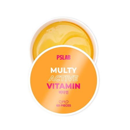 Патчи для глаз PS.LAB Патчи тонизирующие гидрогелевые с комплексом витаминов и ниацинамидом Hydrogel Eye Patches Multi Active Vitamin