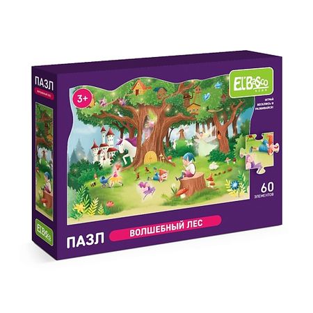 Настольная игра EL'BASCO Пазл Волшебный лес 60 элементов