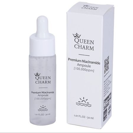 Сыворотка для лица QUEEN CHARM Ампульная сыворотка для выравнивания тона с ниацинамидом