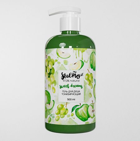 Гель для душа SUENO Гель для душа тонизирующий серии Sweet Dreams