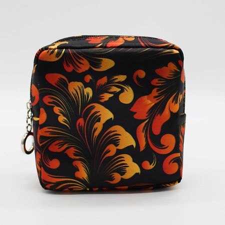 Косметичка ALISSIROSSI Косметичка мини маленькая для прокладок атлас хохлома