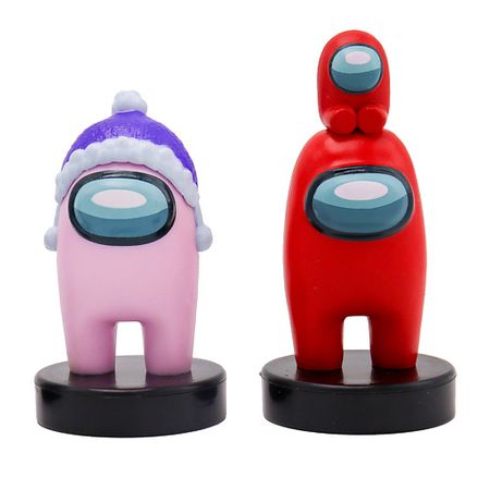 Набор детский AMONG US Набор фигурок-штампиков 3 серия (герой с ребенком на голове) хелен питерс утёнок счастливчик или настоящий герой 2