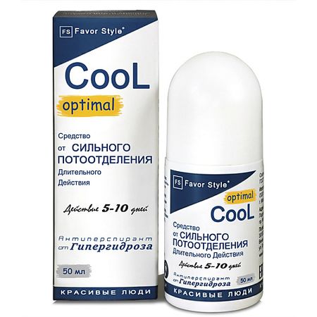 Дезодорант-ролик FAVOR STYLE Дезодорант - Антиперспирант COOL Optimal 7 дней