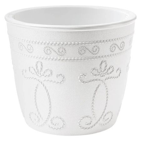 кашпо Ажур 4,0л пластик белый/белый