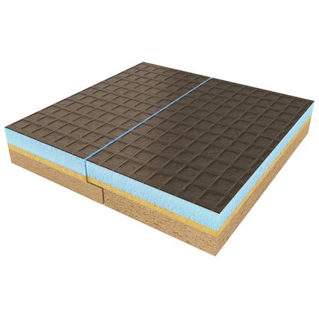 панель звукоизоляционная Ruspanel RPG Comfort+ 1250х595х26 мм с односторонней армир, кромка четверть