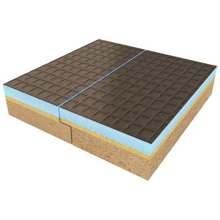 панель звукоизоляционная Ruspanel RPG Comfort+ 1250х595х33 мм с односторонней армир, кромка четверть